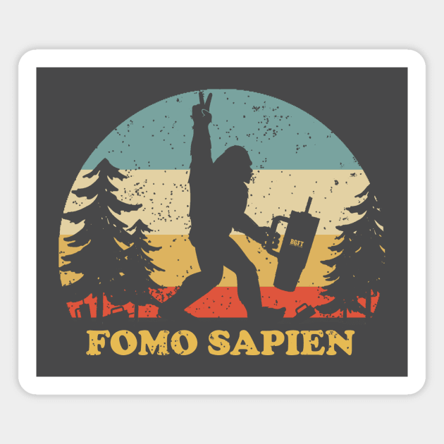 FOMO Sapien Magnet by JohnnyBoyOutfitters